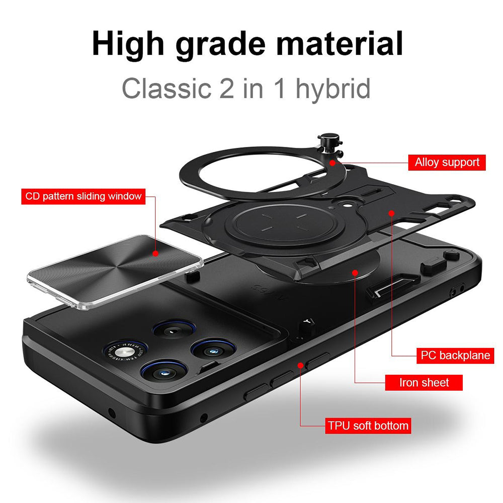 Husa de protectie Techsuit CamGuard Pro compatibil cu Motorola Edge 70 Fusion, Roșu