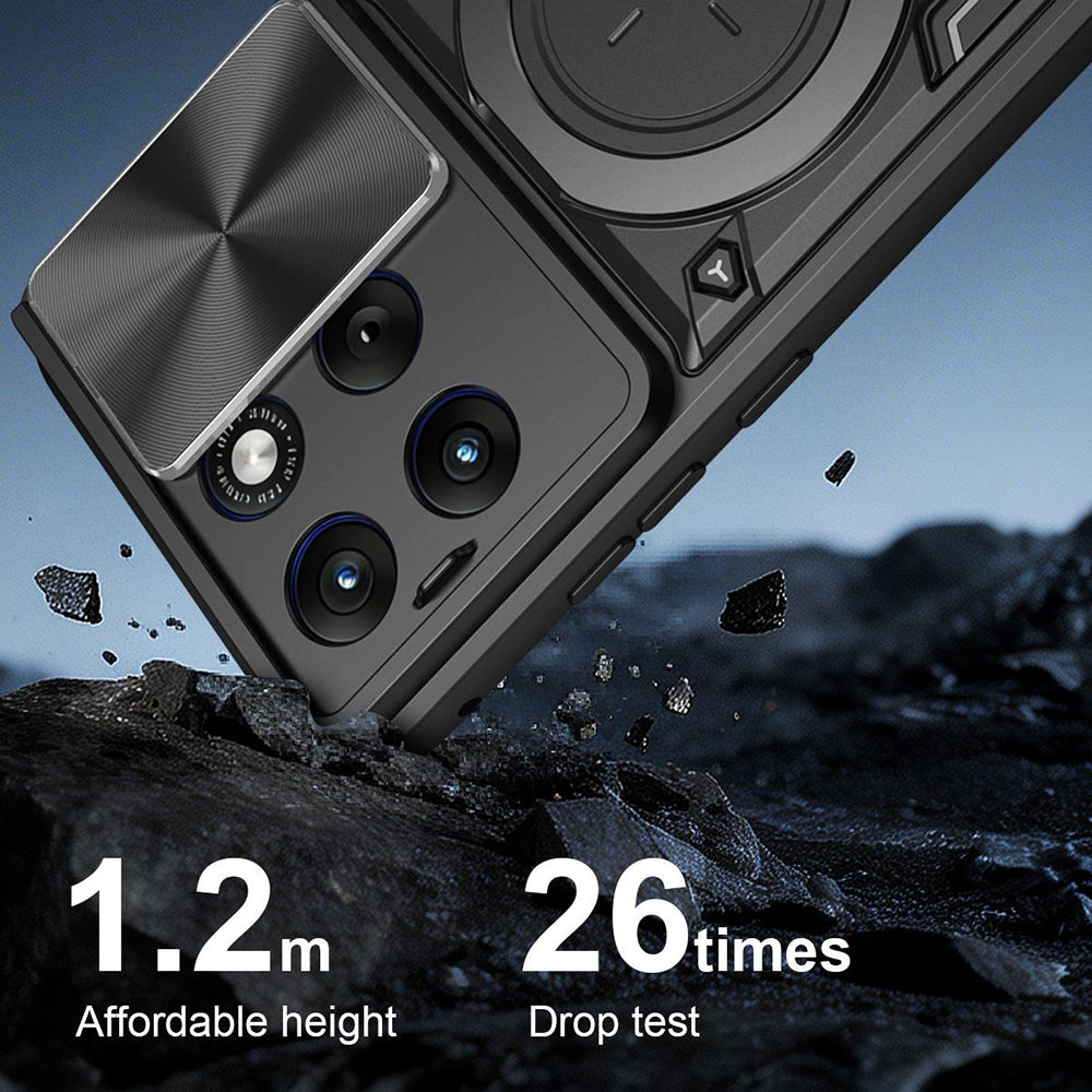 Husa de protectie Techsuit CamGuard Pro compatibil cu Motorola Edge 70 Fusion, Roșu