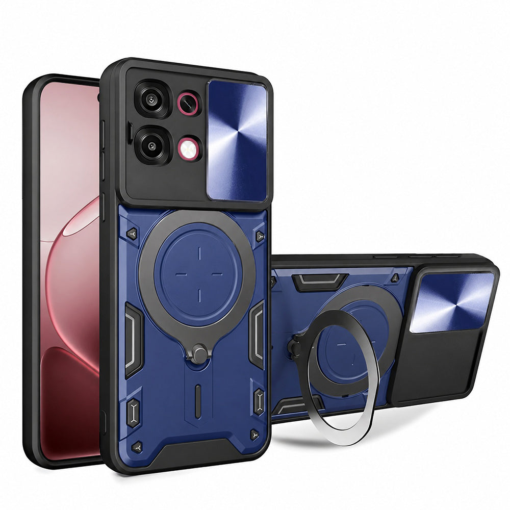 Husa de protectie Techsuit CamGuard Pro compatibil cu Oppo A6 Pro 4G / A6 Pro 5G, Albastru