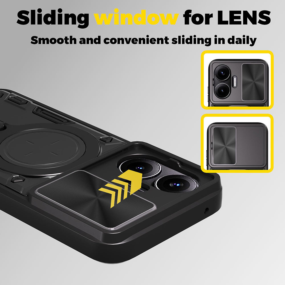 Husa de protectie Techsuit CamGuard Pro compatibil cu Xiaomi Poco F7, Albastru