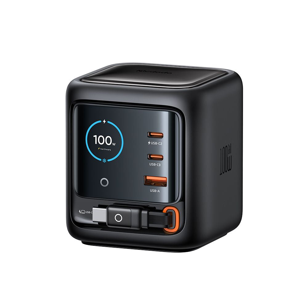 Incarcator Mcdodo (CH-1391), 2x USB-C + 1x USB-A, 100W, GaN, Negru