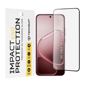 TechSuit Folie de protectie Techsuit ESD Glass compatibil cu Oppo A6 Pro 4G / A6 Pro 5G, Negru