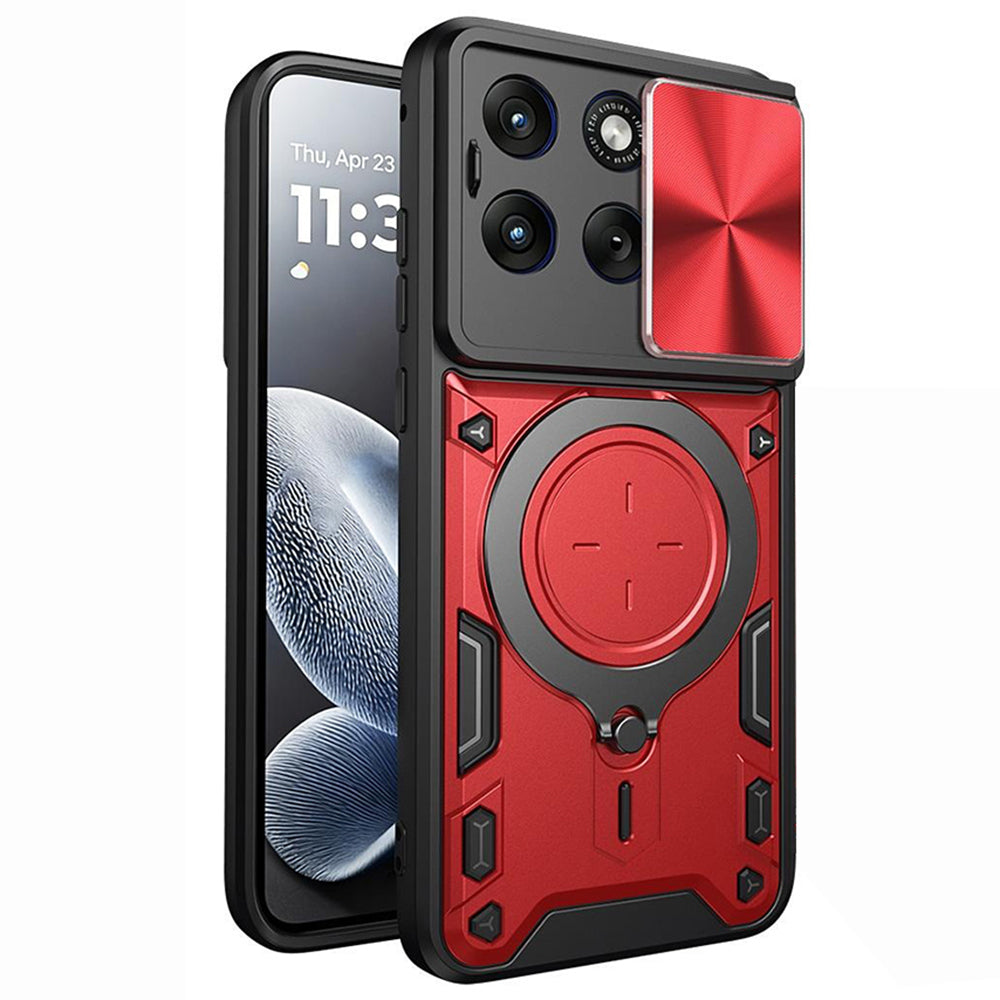 Husa de protectie Techsuit CamGuard Pro compatibil cu Motorola Edge 70 Fusion, Roșu