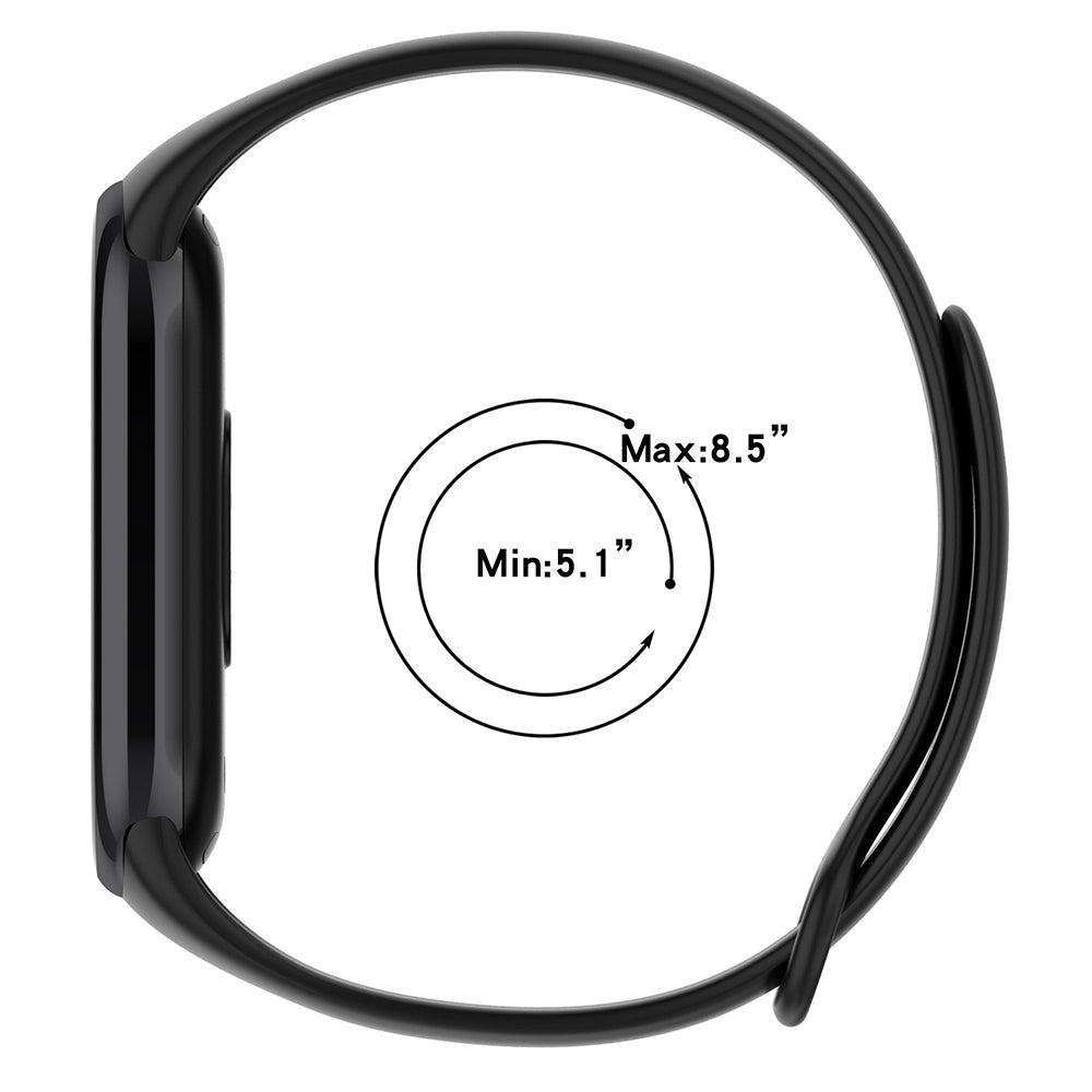 TechSuit Curea smartwatch Techsuit Watchband (W014) compatibil cu Xiaomi Mi Band 8 / 8 NFC / 9 / 9 NFC / 10, Serenity Bl