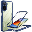 TechSuit Folie de protectie Techsuit ColorVerse 360 Series + compatibil cu Xiaomi Redmi A7 Pro 4G, Albastru