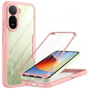 TechSuit Folie de protectie Techsuit ColorVerse 360 Series + compatibil cu Xiaomi Redmi A7 Pro 4G, Roz