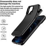 Husa pentru Sony Xperia 1 VIII - Techsuit Carbon Silicone - Black