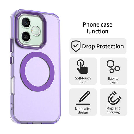Husa pentru Honor 600 / 600 Pro - Techsuit CandyCase MagSafe - Purple