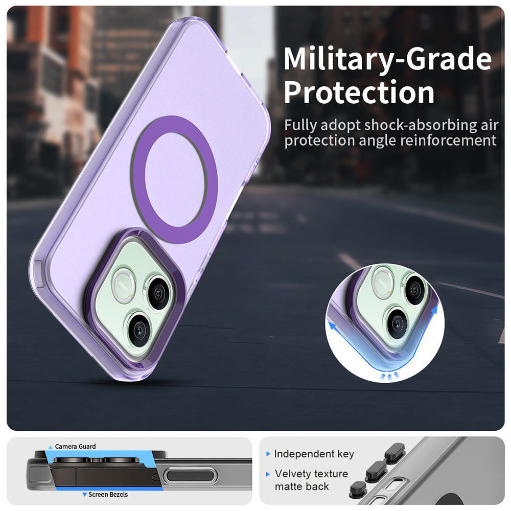 Husa pentru Honor 600 / 600 Pro - Techsuit CandyCase MagSafe - Purple
