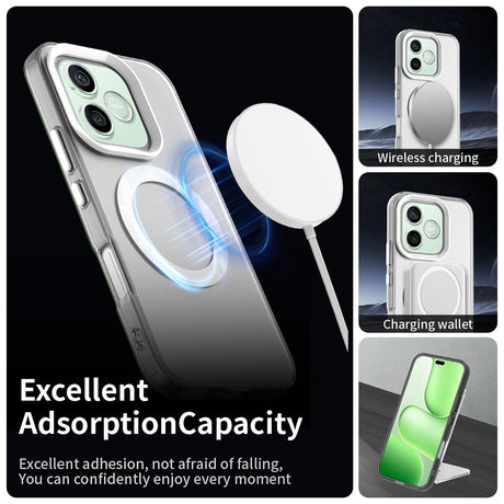 Husa pentru Honor 600 / 600 Pro - Techsuit CandyCase MagSafe - White