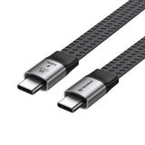 Cablu Techsuit ElysiumSync Pro (CX1), Type-C, PD240W, 1m, Gri