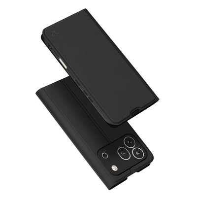 Husa de protectie Techsuit Magskin Book compatibil cu Honor 600 Pro, Negru