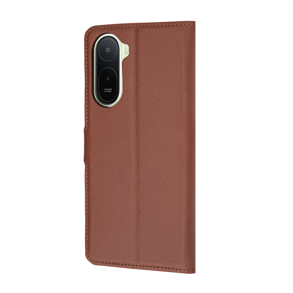 Husa de protectie Techsuit Leather Folio compatibil cu Xiaomi Redmi A7 Pro 4G, Maro