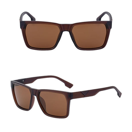 Ochelari de soare Techsuit (8500), Flat-Top, UV400, Maro