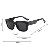 Ochelari de Soare Techsuit (8491), Forma Patrat, TAC, Negru
