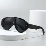 Ochelari de soare Techsuit (3991), Policarbonat, Negru