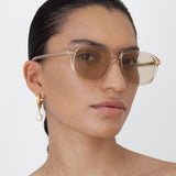 Ochelari de Soare Aviator Techsuit (18266), Policarbonat, Negru