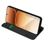 Husa de protectie Techsuit Magskin Book compatibil cu Honor 600, Negru