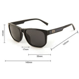 Ochelari de Soare Techsuit (8502), Wayfarer, Negru