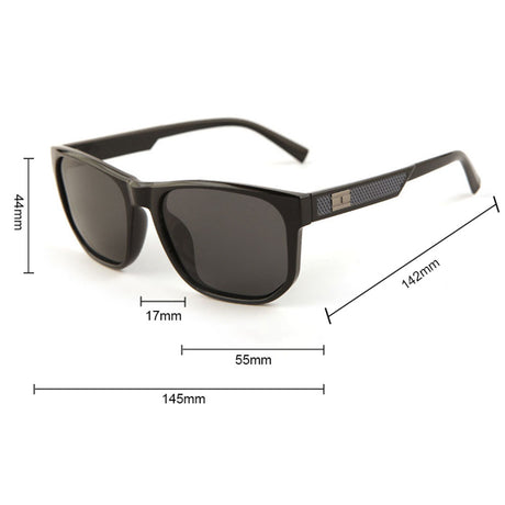 Ochelari de Soare Techsuit (8502), Wayfarer, Gri