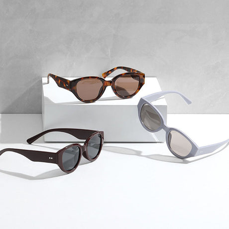 Ochelari de Soare Techsuit (17002), Oval, Policarbonat, Negru
