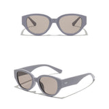 Ochelari de Soare Techsuit (17002), Ovali, Policarbonat, Gri / Maro