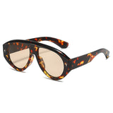 Ochelari de soare Techsuit (3991), Policarbonat, Maro