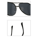 Ochelari de Soare Techsuit (8622), Aviator, Negru