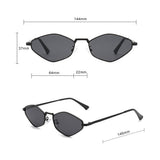 Ochelari de Soare Techsuit (6206), Hexagonal, Negru