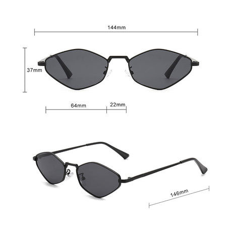 Ochelari de Soare Techsuit (6206), Hexagonal, Negru