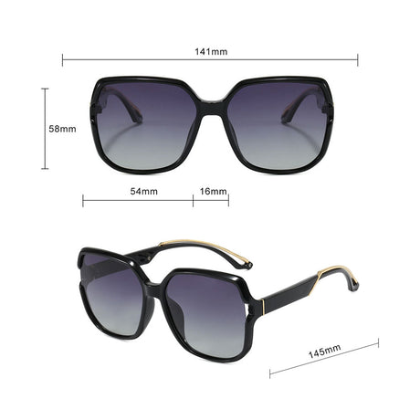Ochelari de Soare Techsuit (5228), Policarbonat, UV400, Negru