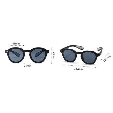 Ochelari de Soare Techsuit (8447), TPEE, Gri, Negru