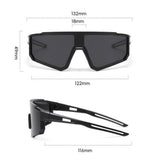 Ochelari de Soare Sport, pentru Copii, Polarizati - Techsuit (R601) - Black / Orange / Yellow