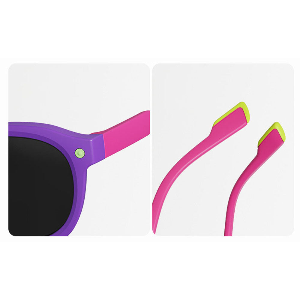 Ochelari de Soare Techsuit (616), TPEE, Gri, Roz