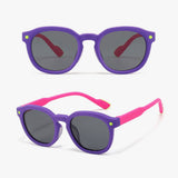 Ochelari de Soare Techsuit (616), TPEE, Gri, Roz