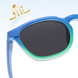 Ochelari de Soare Techsuit (691), TR90, Gri, Portocaliu