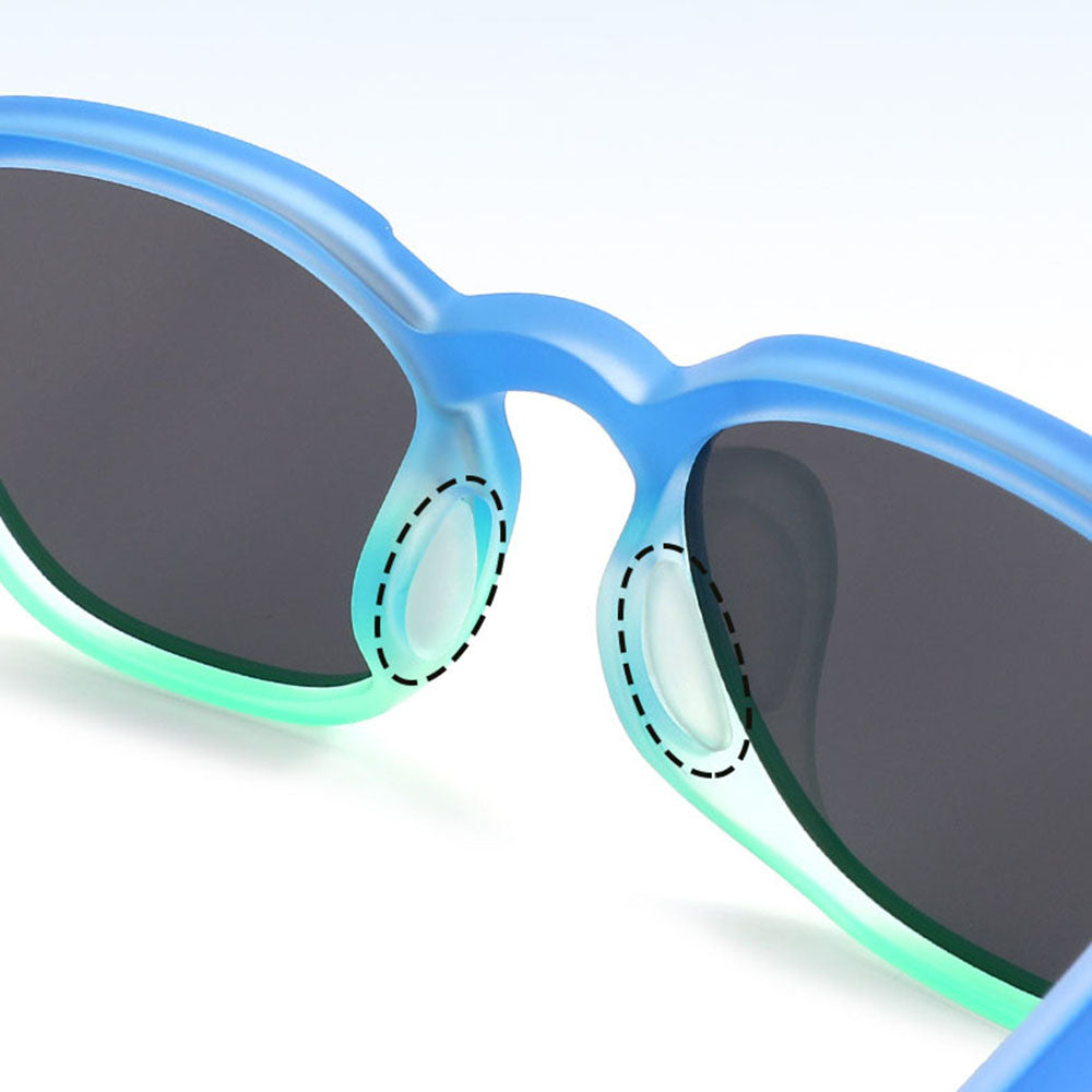 Ochelari de Soare Techsuit (691), TR90, Gri, Portocaliu