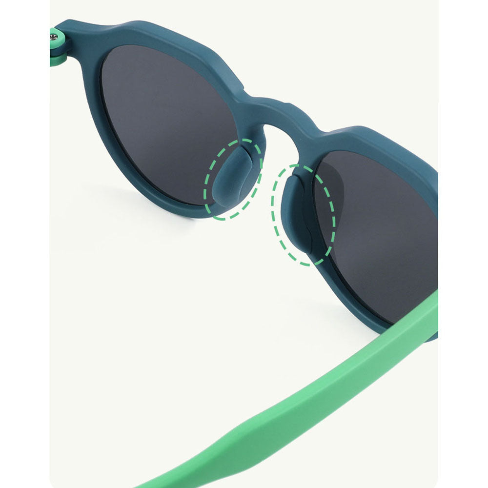 Ochelari sport Techsuit (601), TPEE, Gri, Verde