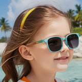 Ochelari de Soare Techsuit (9694), TR Frame, Gri Lentile, Albastru Multicolor
