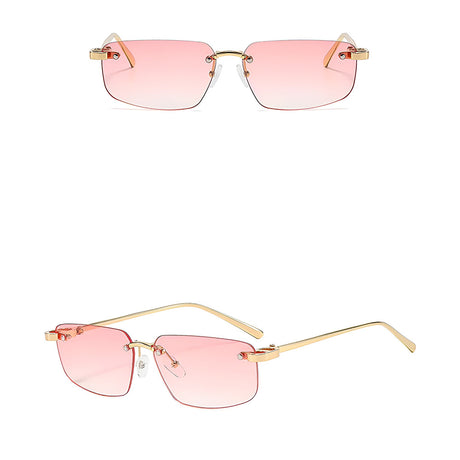 Ochelari de soare Techsuit (S098), Frameless, Roz