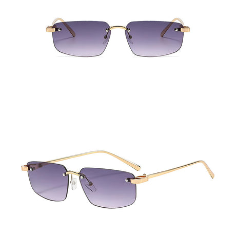 Ochelari de Soare Techsuit (S098), Fara Rama, Mov