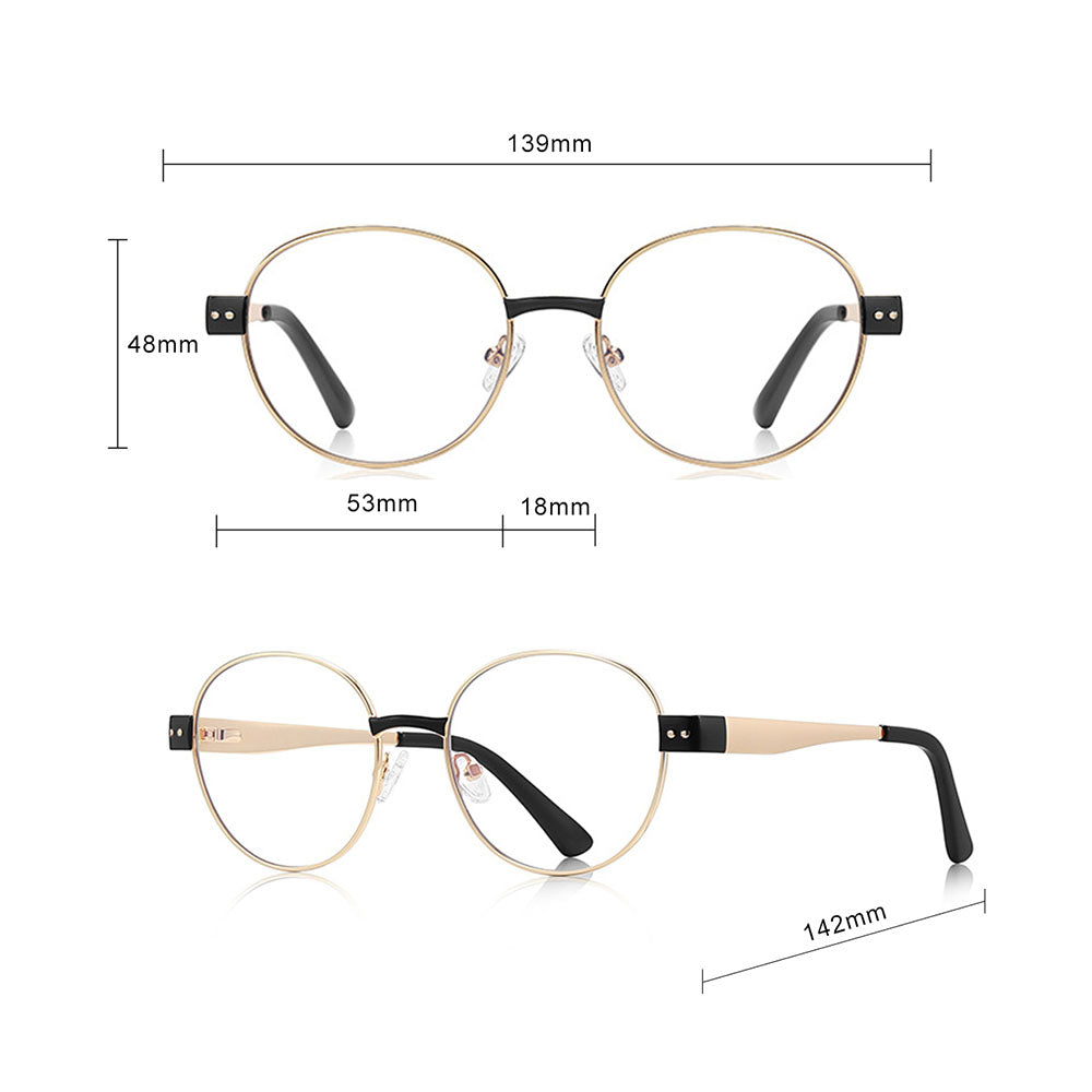 Ochelari Protectie Calculator Techsuit Reflex PC (3175), Rotunzi, Auriu / Negru