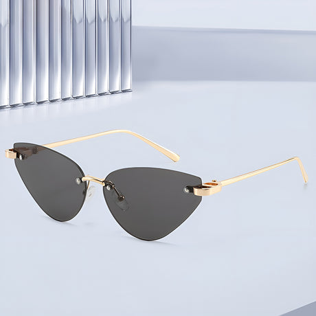 Ochelari de Soare Techsuit (S099), Cat Eye, Negru