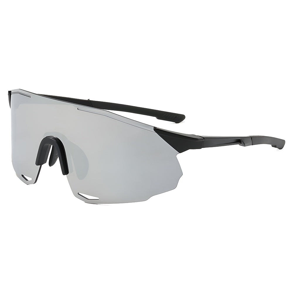 Ochelari Sport Techsuit (8853), TR90, Negru / Argintiu