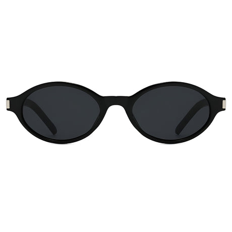 Ochelari de Soare Techsuit (3952), Ovali, Policarbonat, Negru