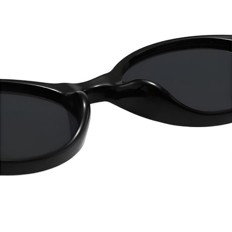 Ochelari de Soare Techsuit (3952), Ovali, Policarbonat, Negru