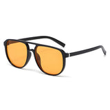 Ochelari de Soare Aviator Techsuit (18266), Policarbonat, Negru