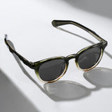 Ochelari de Soare Techsuit (8663), Rotunzi, TR90, Maro