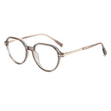 Ochelari Protectie Calculator Techsuit Reflex PC (TM1062), Browline, Transparent Maro