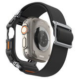 Curea smartwatch Spigen compatibil cu Apple Watch Ultra / Ultra 2 / Ultra 3, Negru